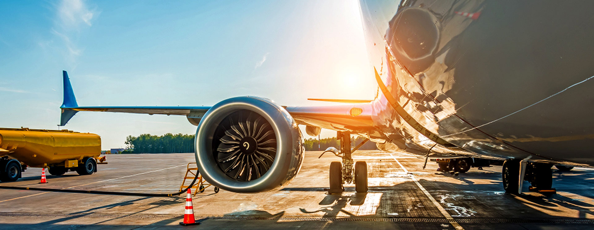 Aircraft on stand